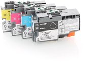 ABC huismerk set 4x inkt cartridge geschikt voor Brother LC427XL LC427XLVAL geschikt voor HL-J6010DW MFC-J5955DW MFC-J6955DW MFC-J6957DW MFC-J6959DW
