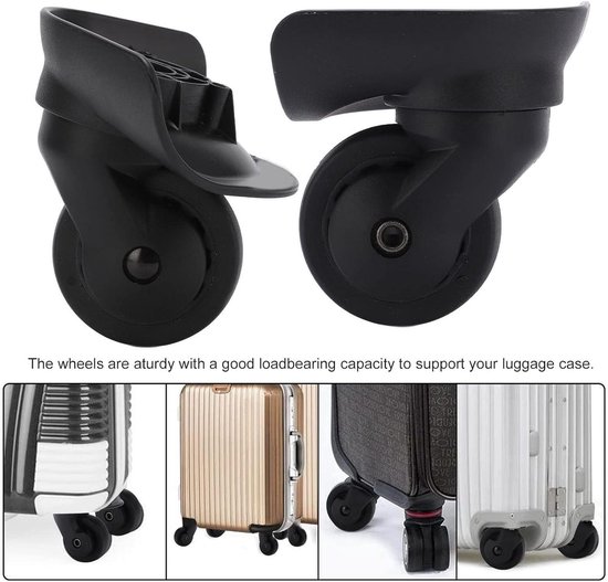 2Pcs Swivel Castors Bagage Wielen 55 Mm Bagage Vervanging Wiel Reizen Koffer Swivel Wielen Meubels Rolling Wielen 2Pcs Swivel Castors Bagage Wielen 55 Mm Bagage Vervanging Wiel Reizen Koffer Swivel Wielen Meubels Rolling Wielen
