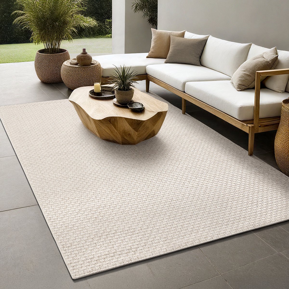 the carpet Maldives– Slijtvaste buitenkleed in Boho- & Vintage-stijl, weerbestendig, UV-be