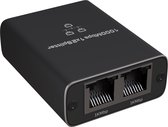 Nuvance - Internet Splitter - 2 Poorten - Netwerk Switch - tot 1000Mbps - Netwerk Splitter - RJ45, Cat5, Cat6, LAN, UTP, Ethernet Splitter - Zwart