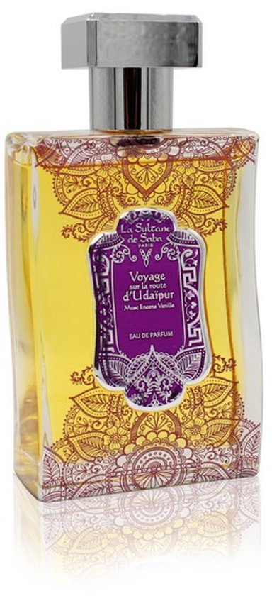 La Sultane de Saba Voyage Sur La Route d'Udaipur Musc Encens Vanille Eau de Parfum Voor Dames 100ml