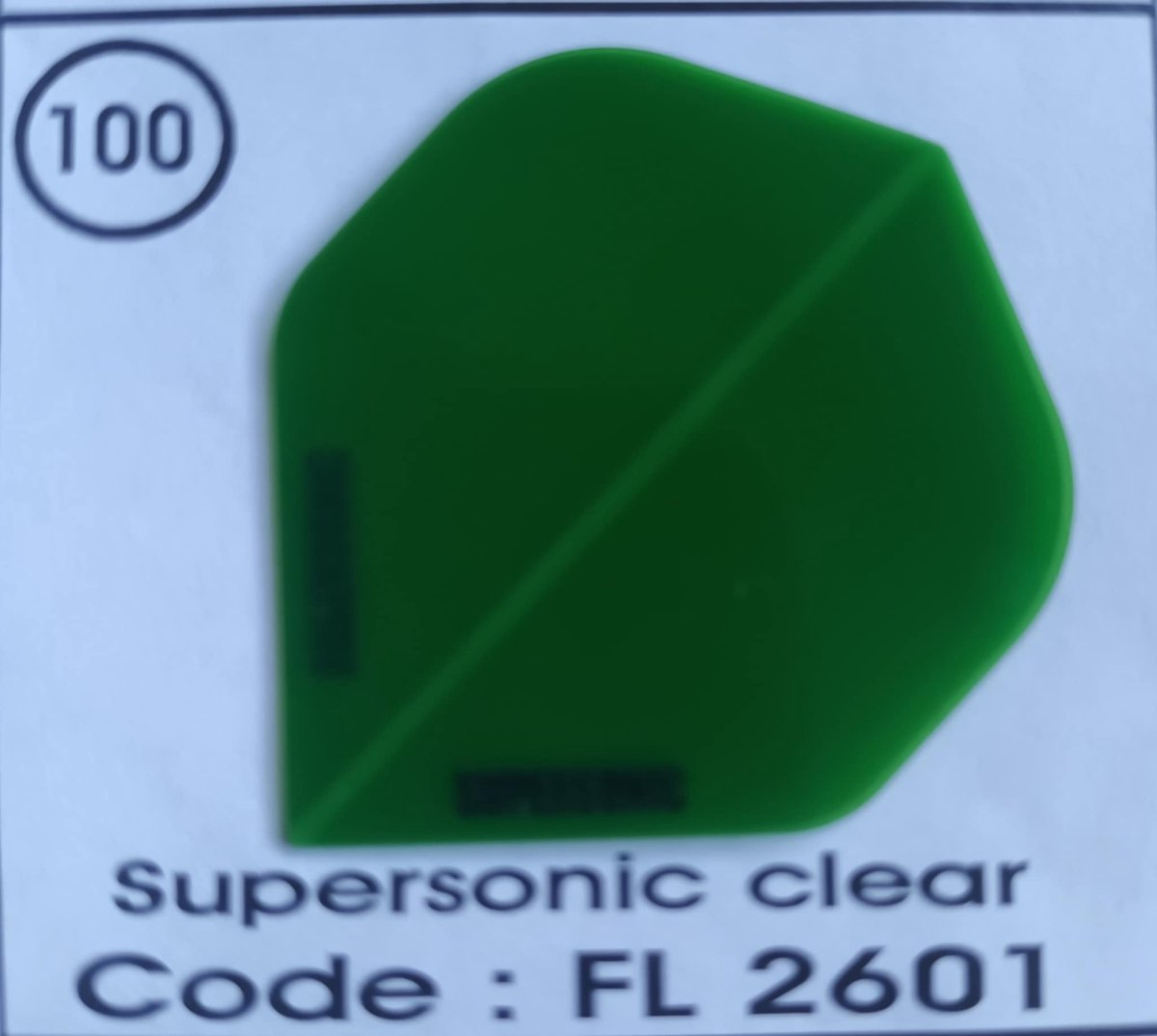 Dart Flights - 10 sets (30 stuks) - 100 micro - Supersonic - FL2601