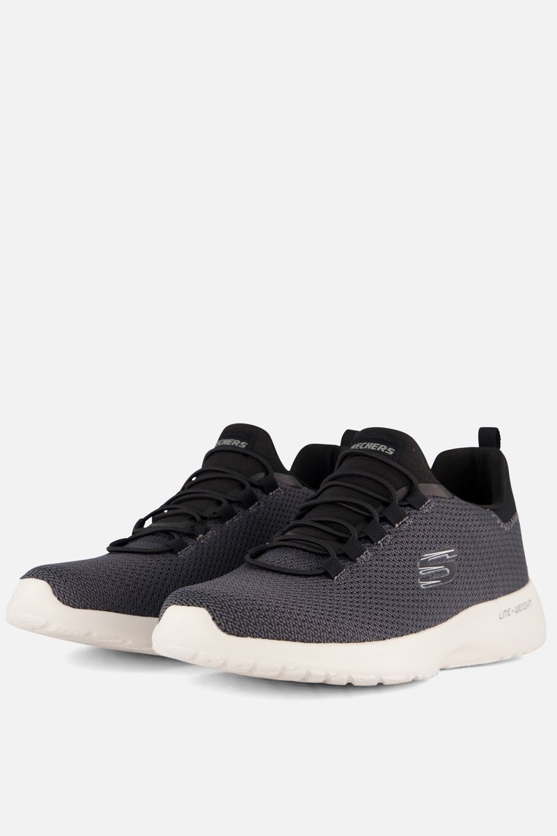 Skechers Dynamight Instappers zwart Textiel - Maat 48.5
