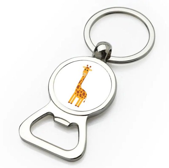 Akyol - giraffen flesopener - Giraffe - dieren liefhebbers - zoogdier - dierentuin - safari - 9 bij 3 cm