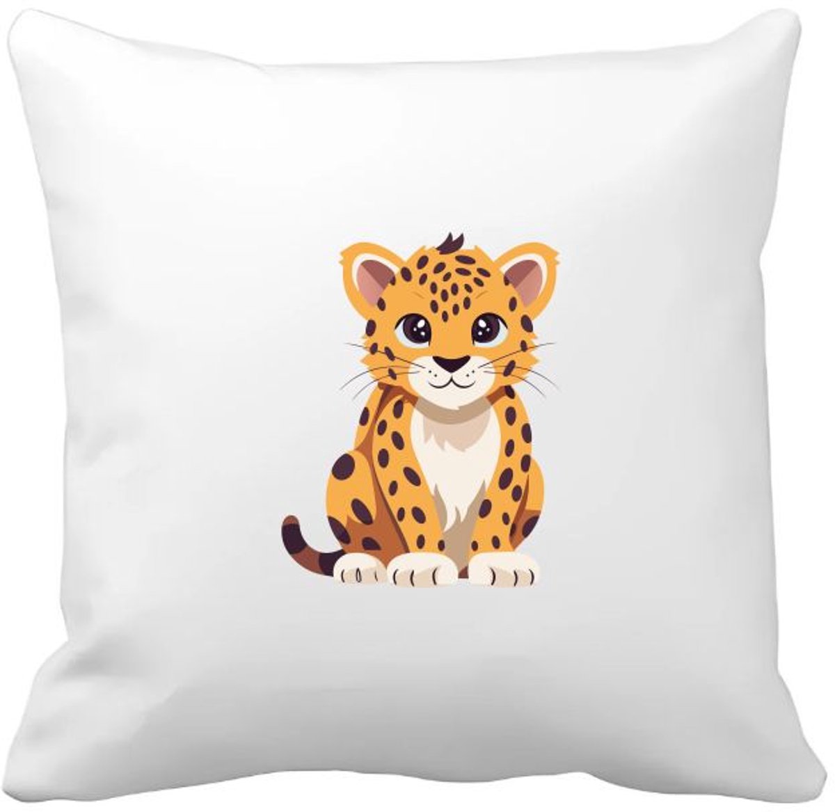 Akyol panter Kussen hoes - Katten - dieren liefhebbers - jaguar - jachtluipaard - cheeta - 40 bij 40 cm Multicolor
