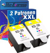 PlatinumSerie® 2 inktcartridges alternatief voor Kodak 30 XL color
