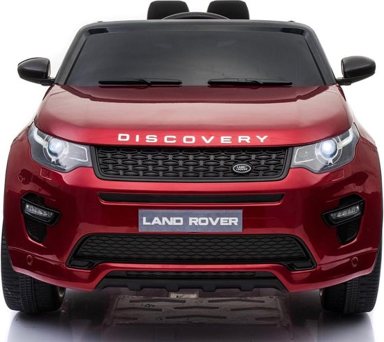 Elektrische Kinderauto Land Rover Discovery Rood 12V Met Afstandsbediening FULL OPTIONS
