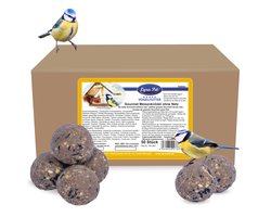 50 stuks. Lyra Pet® Gourmet mezenbolletjes zonder netje, 80 g per stuk