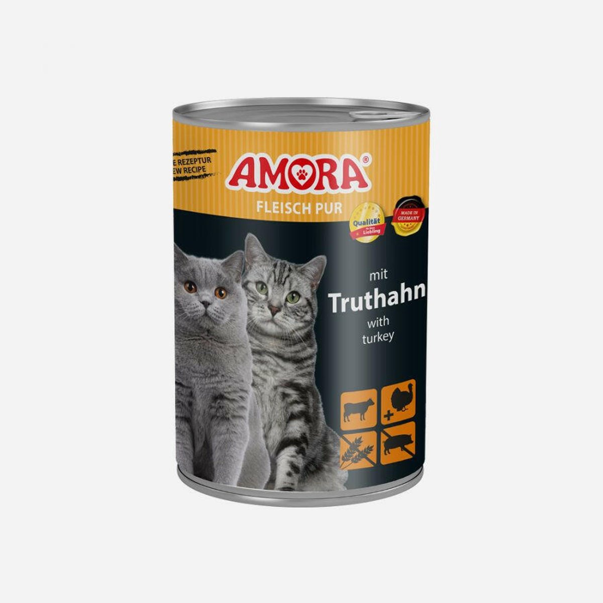 Amora AMORA Kattenvoer 6x400g - Kalkoen