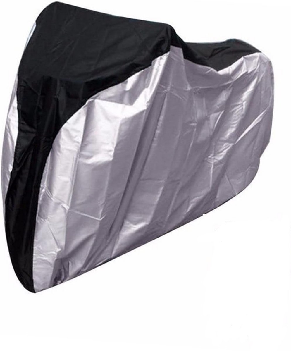 Universele Fietshoes - Beschermhoes fiets - Fiets hoes - Zwart,zilver - 200*70*110cm - Geschikt voor fietsen met een lengte van ongeveer 1,8 meter - Polyester