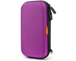 Sounix Harde Schijf Tas - 2.5 inch / 3.5 inch - Hard Cover Case - Powerbank Hoes - Geschikt Voor Extreme Portable SSD - Rose red