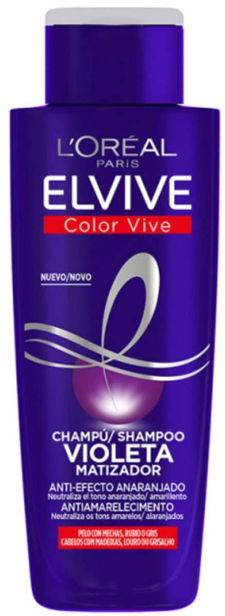 Shampoo voor gekleurd haar Elvive Color-vive Violeta L'Oreal Make Up (200 ml)