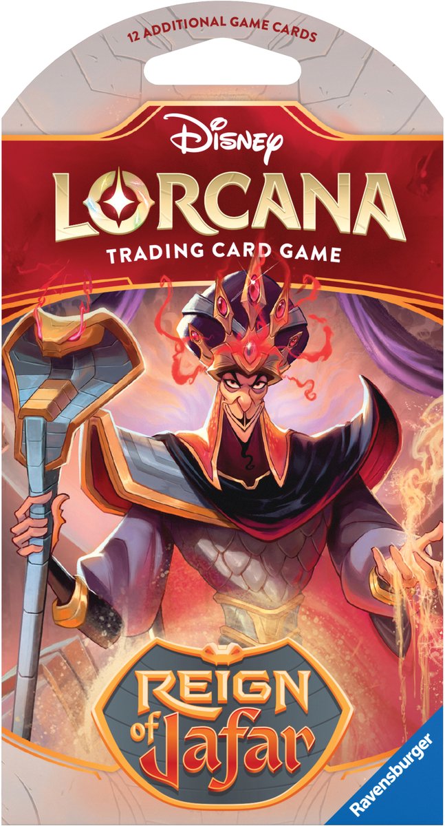 Ravensburger - Disney Lorcana: Reign of Jafar Sleeved Booster Packs - Verzamelkaartspel - Vanaf 8 Jaar