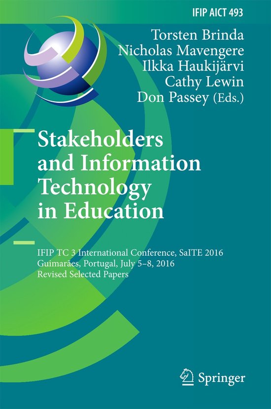 Stakeholders and Information Technology in Education - cover