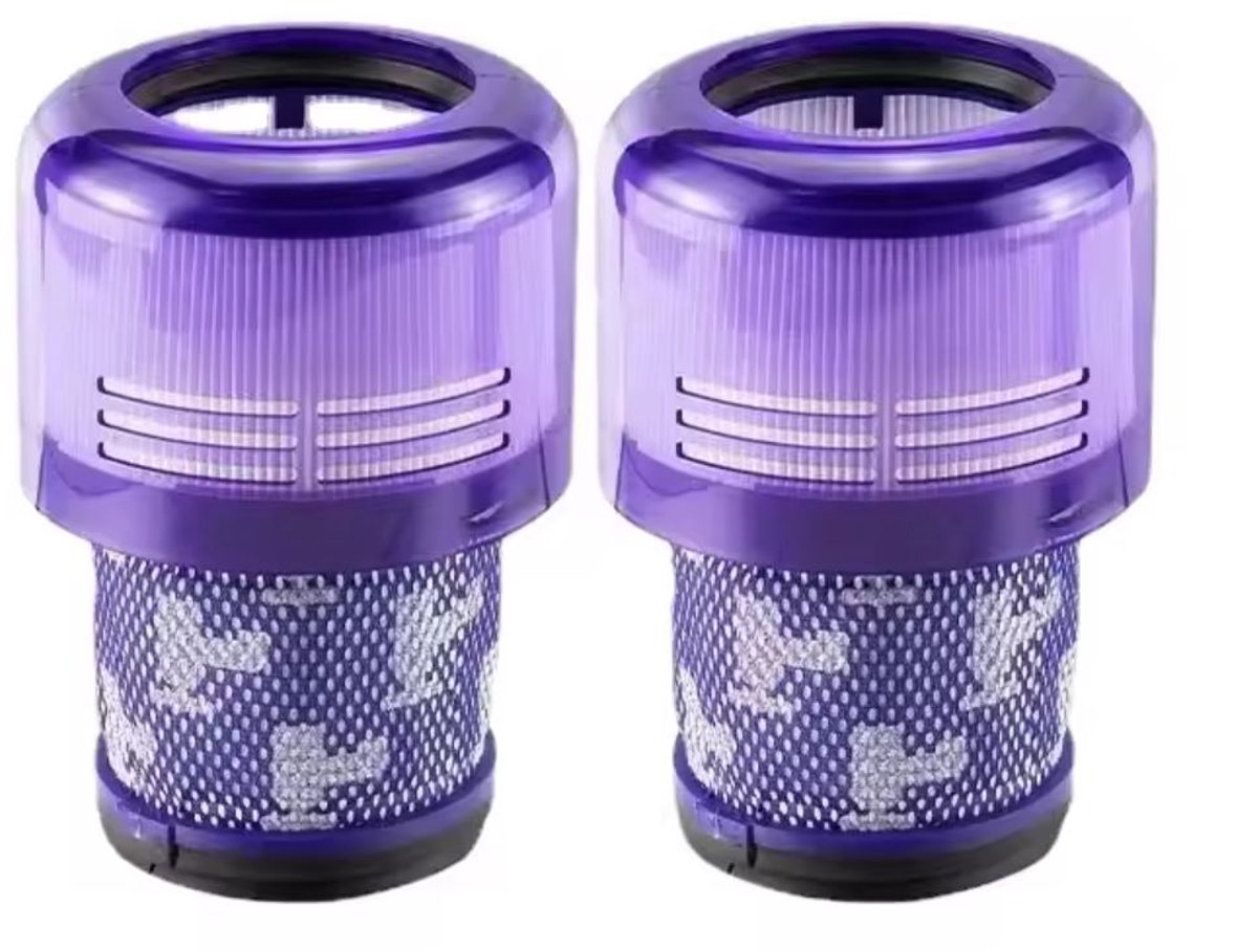 BukkitBow - Set van 2 HEPA Filters Geschikt voor Dyson V11/V15 - Wasbaar & Hoogwaardig - Geschikt voor Torque Drive, Absolute & Animal - Niet voor V12/Outsize