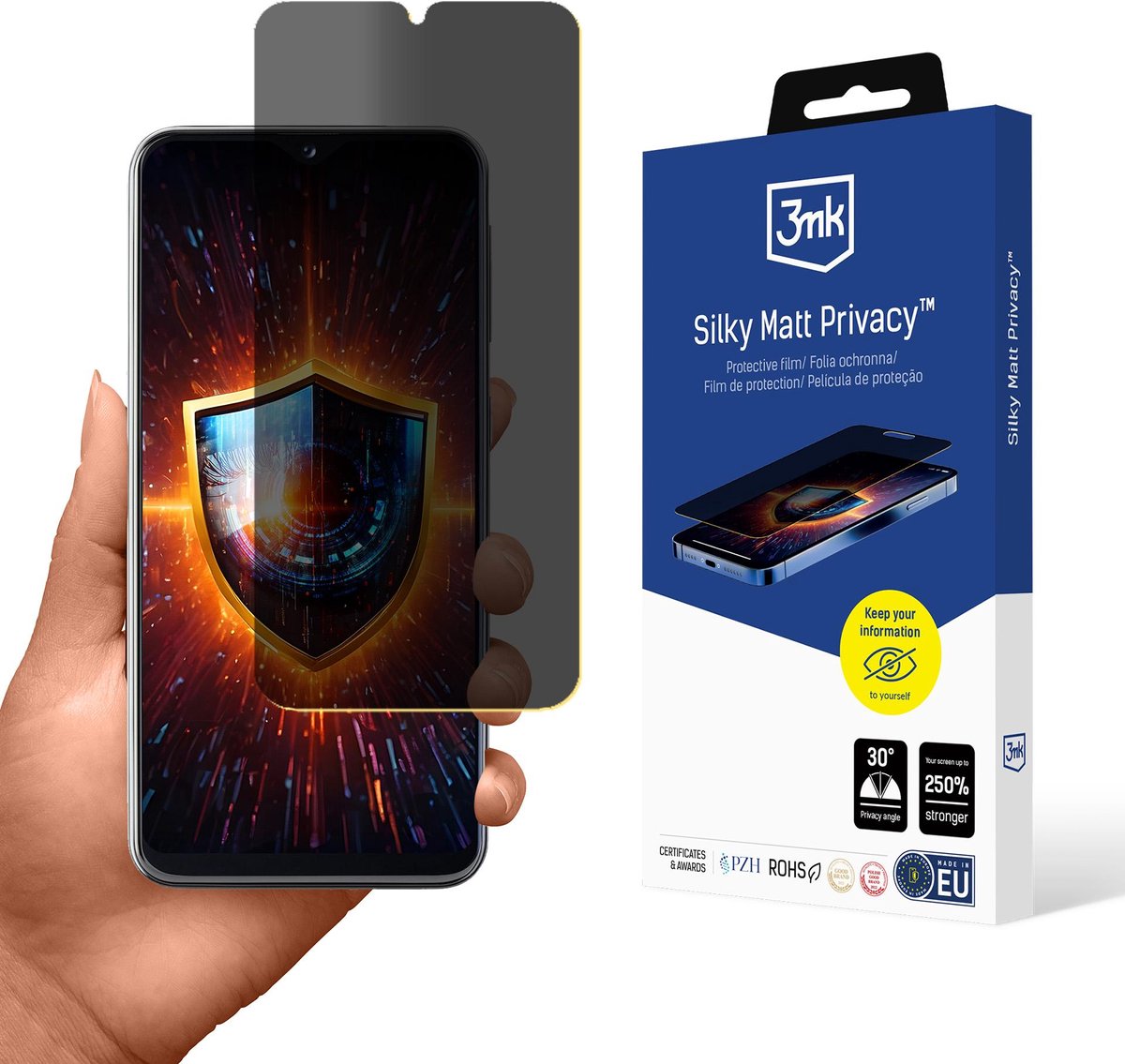 Samsung Galaxy A20E - 3Mk Zijdezachte Mat Privacy