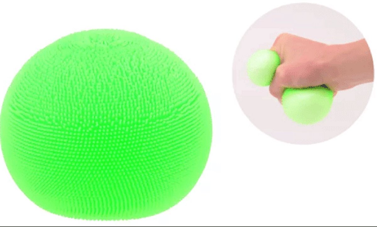 Johntoy stressbal maltose squeeze bal set 12 stuks multi kleuren.