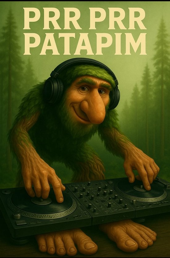 Extra grote A1 Prr prr patapim (Italian brainrot) Poster