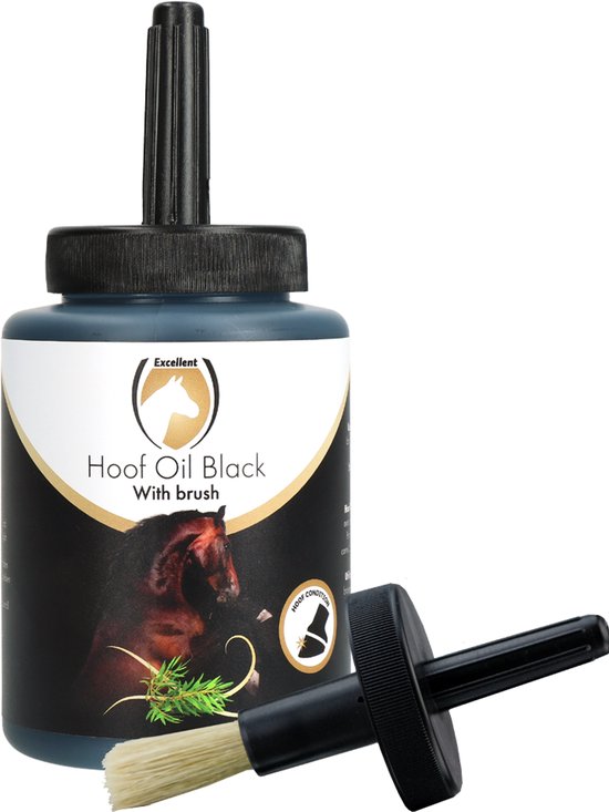 Excellent Horse Hoevenolie - 500 ml - Hoefolie Paard - Tea Tree Olie - Paardenverzorging - Hoefverzorging - Hoefvet - Zwart Excellent Horse Hoevenolie - 500 ml - Hoefolie Paard - Tea Tree Olie - Paardenverzorging - Hoefverzorging - Hoefvet - Zwart