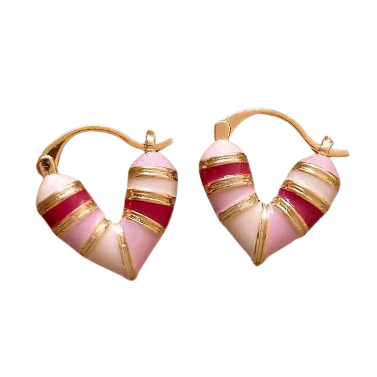 Innerlight® Rosé Glow Hoops - Gouden Oorringen - Oorbellen Dames - 18K Goud Verguld - Huggie Hoop Oorbellen - Dames Oorbellen