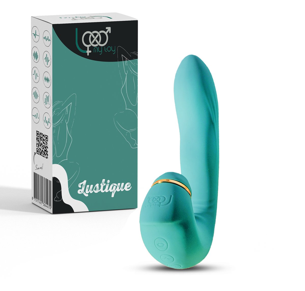 Vibrator voor Vrouwen – Clitoris & G-spot Stimulator met Zuig- en Drukfunctie – Penetratie Dildo – Sex Toys voor Vrouwen & Koppels – Seksspeeltjes Lovemytoy®