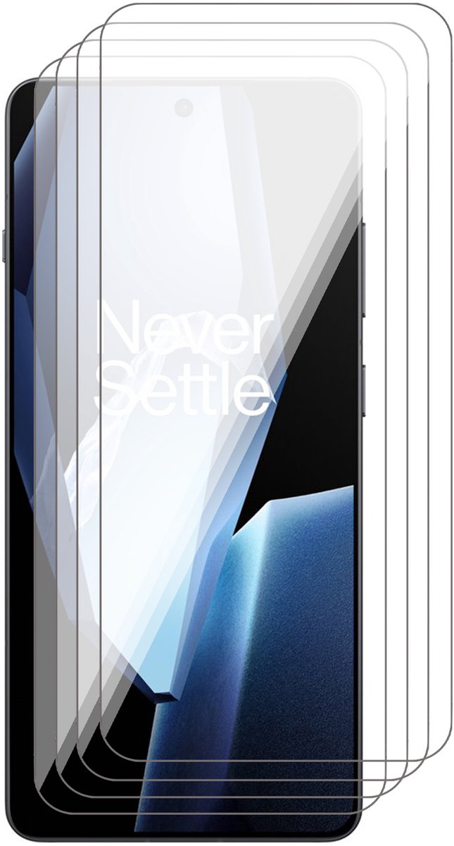 Screenprotector geschikt voor OnePlus 13R - 4x Glas Screen Protector