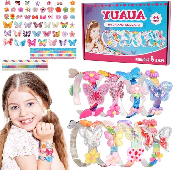 AUAUY Cadeaus voor meisjes, doe-het-zelf armbanden