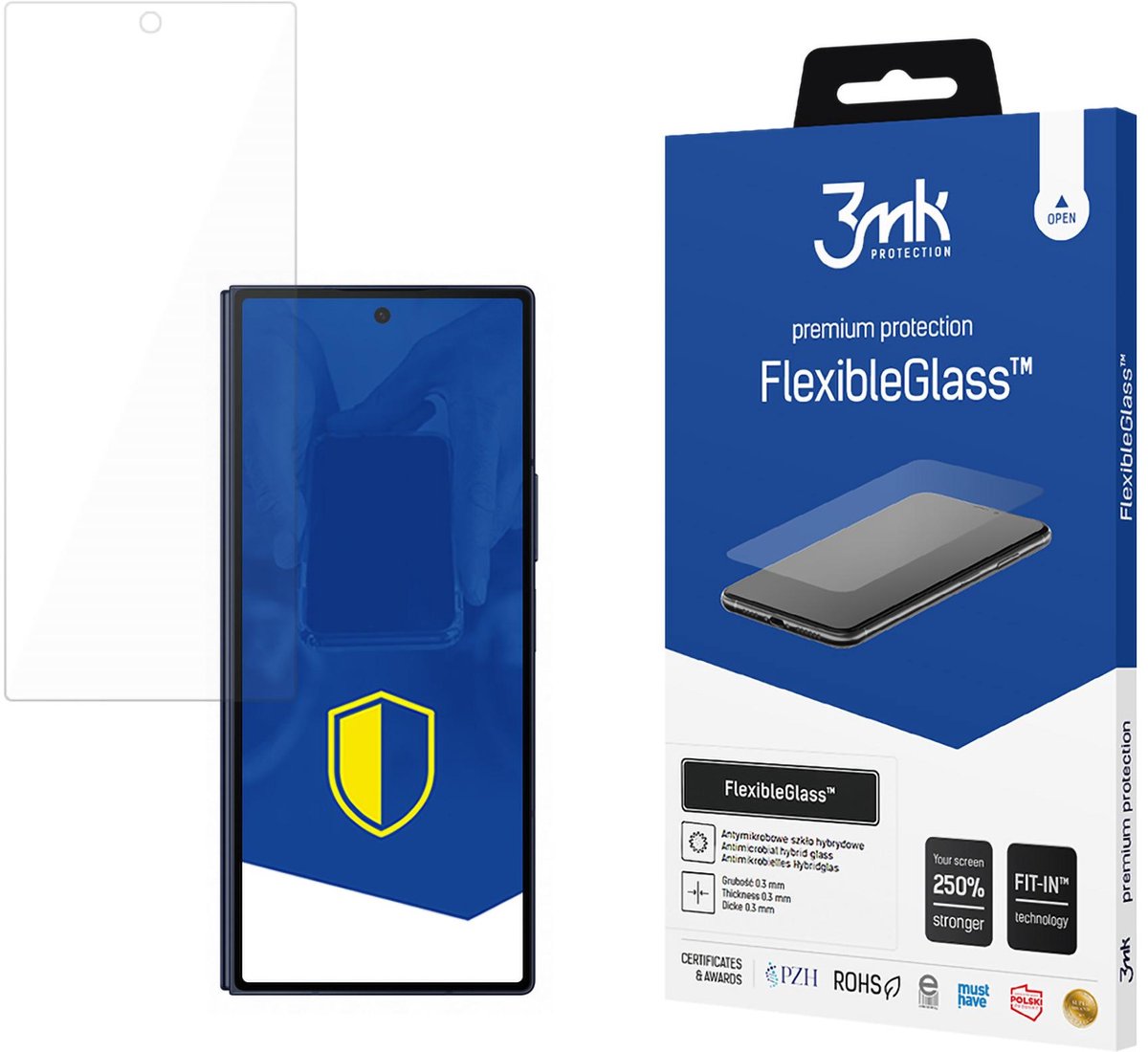 Samsung Galaxy Z Fold 6 (voorkant) - 3mk flexibel glas