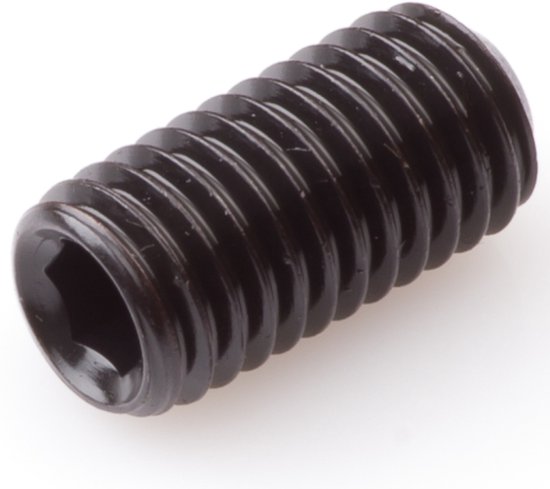 Vis sans tête M5x8 - sachet de 10 - noir - six pans creux - clé Allen