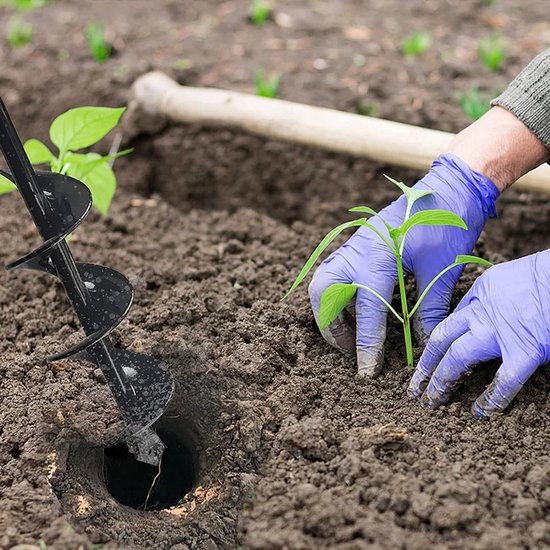Tuinboor - Grondboor - Boor voor het planten - Spiraalvormige tuinboor — afbeelding 4
