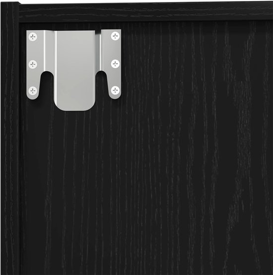Thorben Boekenkast / tv-meubel 143x30x36 cm grijs sonoma eikenkleurig
