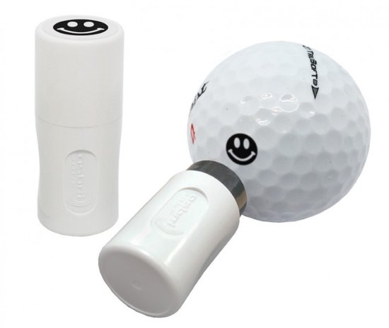 Asbri - Golf Bal Stempel - Smiley - zwart van Asbri — afbeelding 2