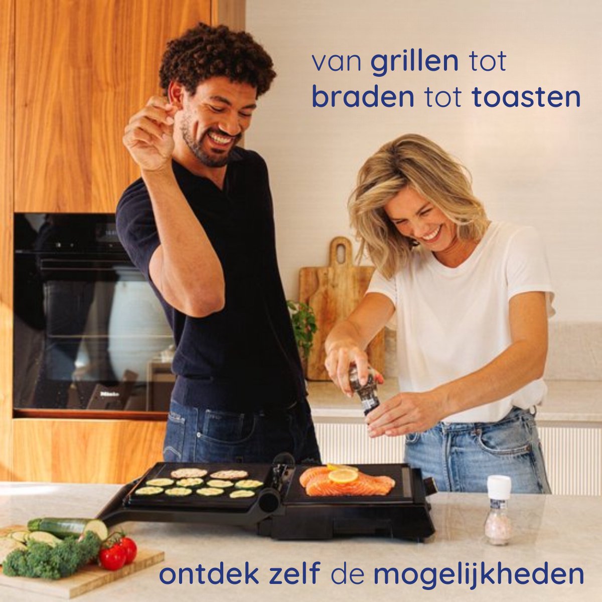 Safecourt Kitchen Tosti apparaat – Paninigrill en Tosti ijzer – Uitneembare PFAS-vrije platen & vaatwasserbestendig – Groot grilloppervlak – snel warm (2000W) – Contactgrill — cadeau in Kookcadeaus - foto 7