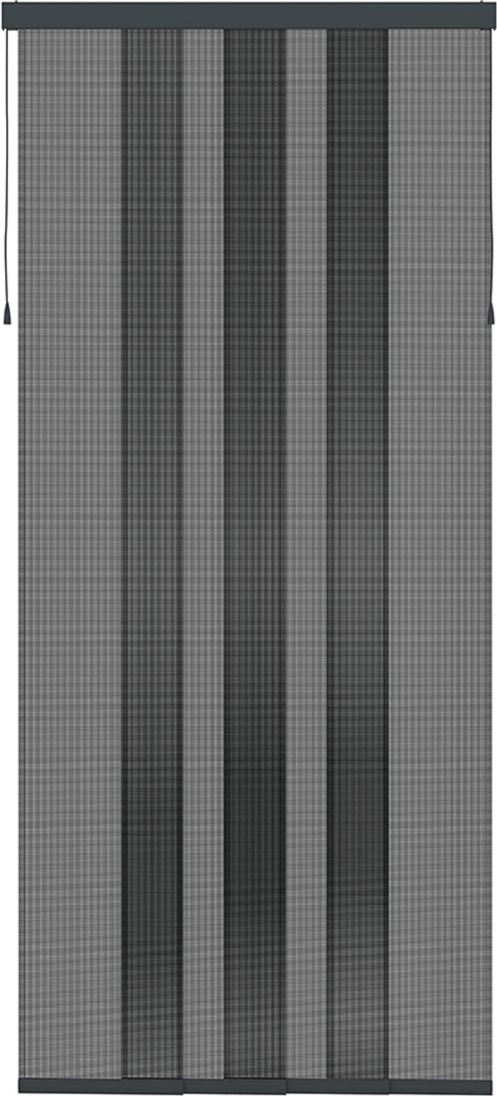 Livn Lamellenhor Deur Plus Schuifbaar 95x235cm - Voor een maximale deuropening van 90x230 cm - Hoogte en breedte inkortbaar - Eenvoudige montage