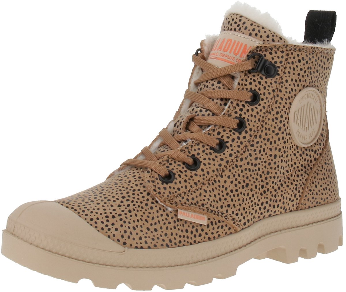 Palladium 95982-268-M Pampa Hi Zip WL Dameslaarzen Lief- AOP-M Bruin