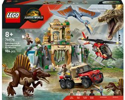 foto van LEGO® Jurassic World Spinosaurus en Quetzalcoatlus Luchtmissie - 76976