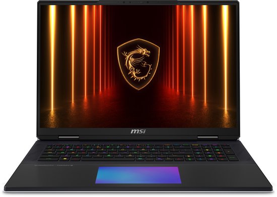 MSI Titan 18 HX AI A2XWJG-234NL - Gaming Laptop - Core Ultra 9 - RTX 5090 - 96GB/6 TB - 120 Hz - 18 inch
