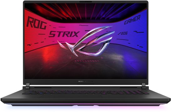 ASUS ROG Strix SCAR 18 G835LX-SA008W - Laptop - 18" WQXGA - Mini LED - Intel Core Ultra 9 275HX - NVIDIA GeForce RTX 5090 - 64 GB DDR5 - 2 TB SSD - Windows 11 Home - QWERTY - zwart