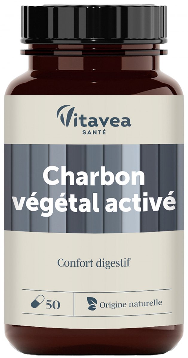 Vitavea Geactiveerde Plantaardige Kool 50 Capsules