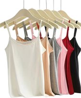 Bovista Topje Dames - Kleding - Shirt - Blouse - Kort - Volwassen - 6 Pcs - Gemengd - Maat M