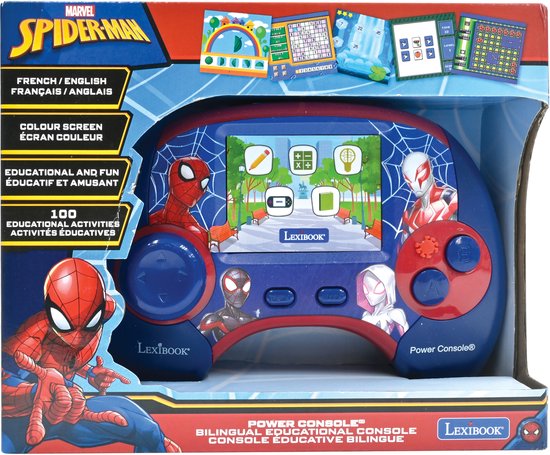 Tweetalige educatieve console Spider-Man met LCD scherm FR/EN
