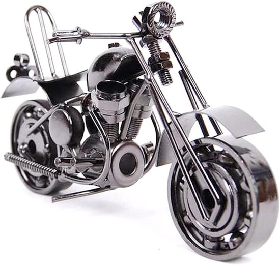 MEIYAXINWIN Modèle Moto Rétro En Métal - Décoration Bureau Et Cadeau Collectionneur