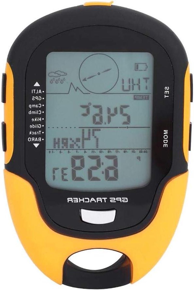 Digitale hoogtemeter barometer GPS navigatie-ontvanger voor buitenactiviteiten - ideaal voor klimmen en wandelen