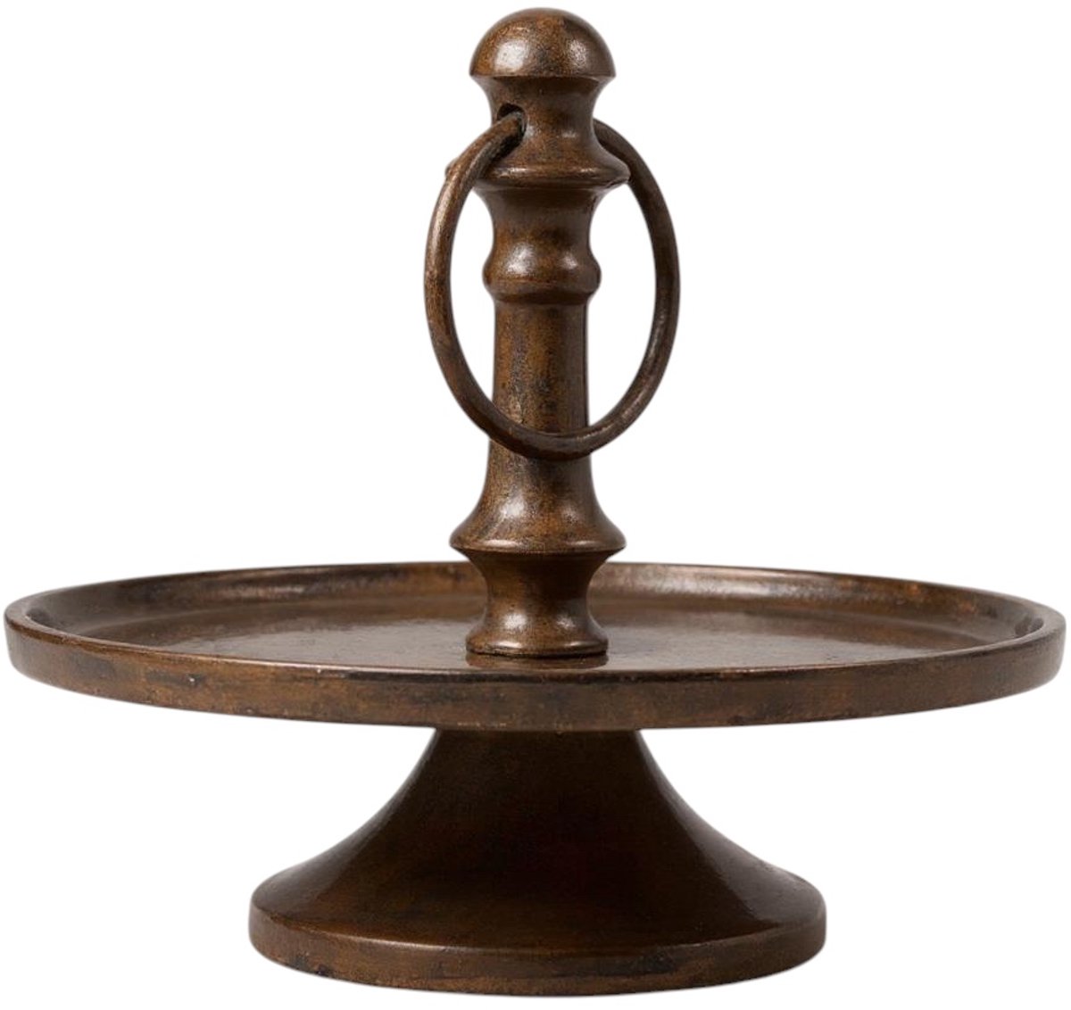 Etagere antiek goud 1 plateau