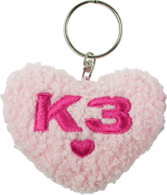 K3 - Sleutelhanger - Bag charm - Pluche hart