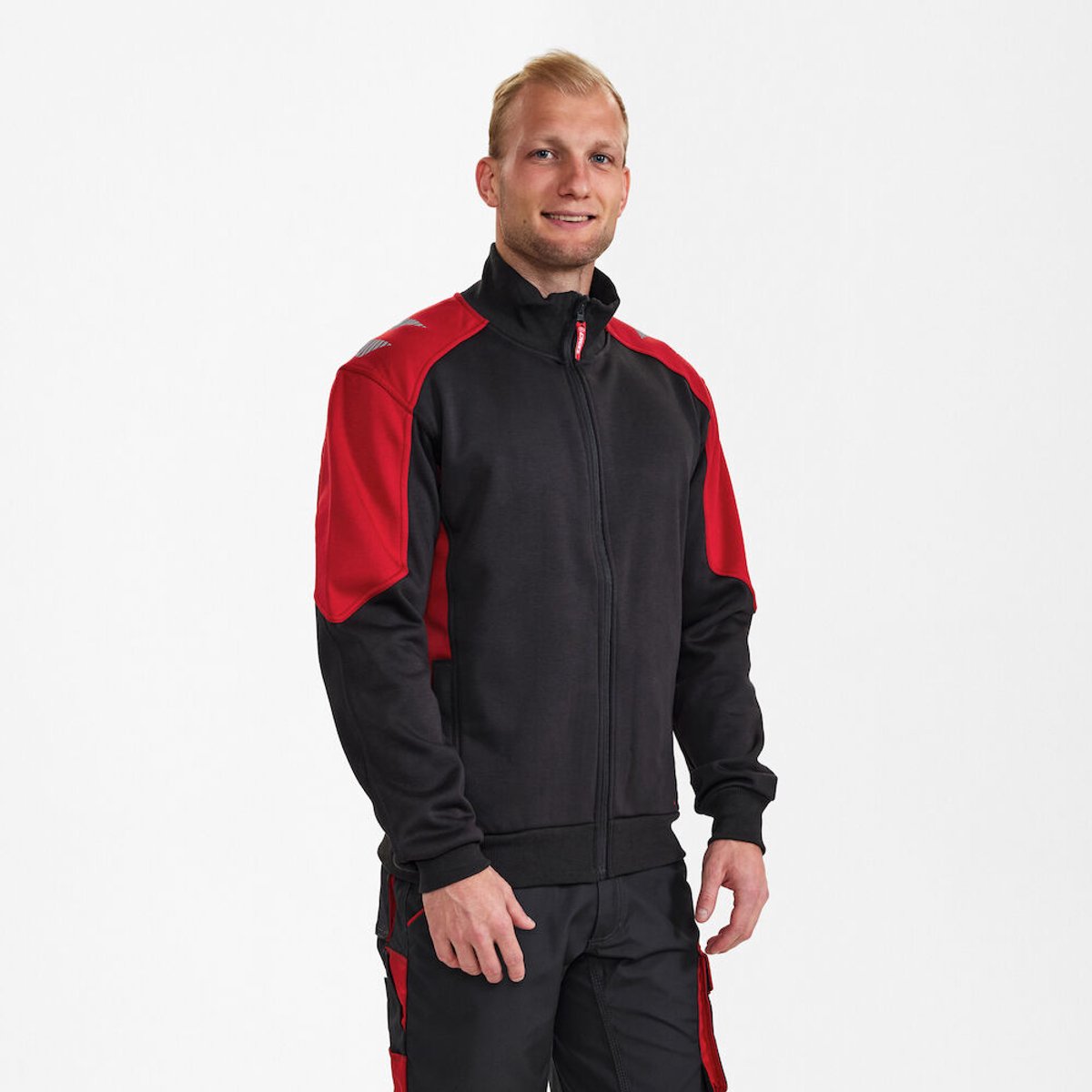 FE Engel Galaxy Vest 8830-233 - Antraciet/Tomaat Rood 79757 - XS
