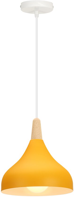 Lampe suspendue moderne de style scandinave pour chambre à coucher, salon, Cuisine, restaurant, jaune