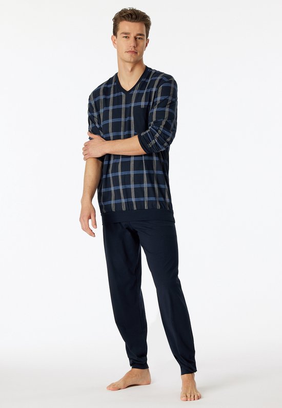 Schiesser – Comfort Nightwear– Pyjama – 181162 – Night Blue - Maat XL
