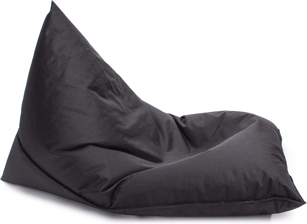 Driehoekige zitzak voor binnen en buiten - Comfortabele, veelzijdige fauteuil met EPS-vulling - Hoogte 88 cm, Lengte 130 cm
