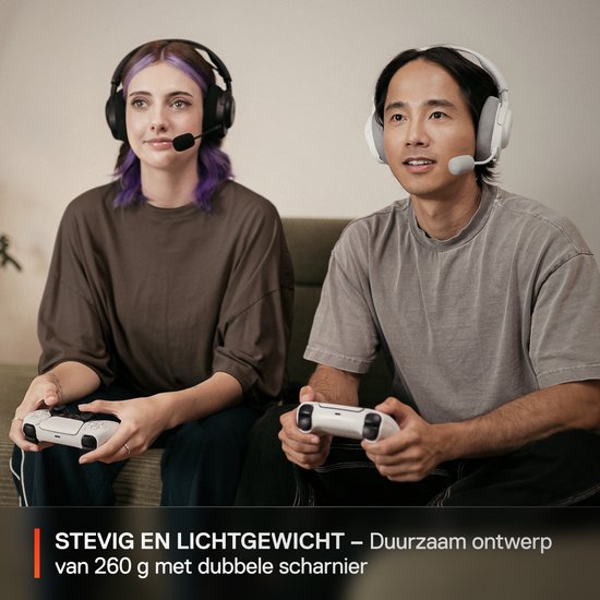 SteelSeries Arctis Nova 3P Wireless (White) (8/8)